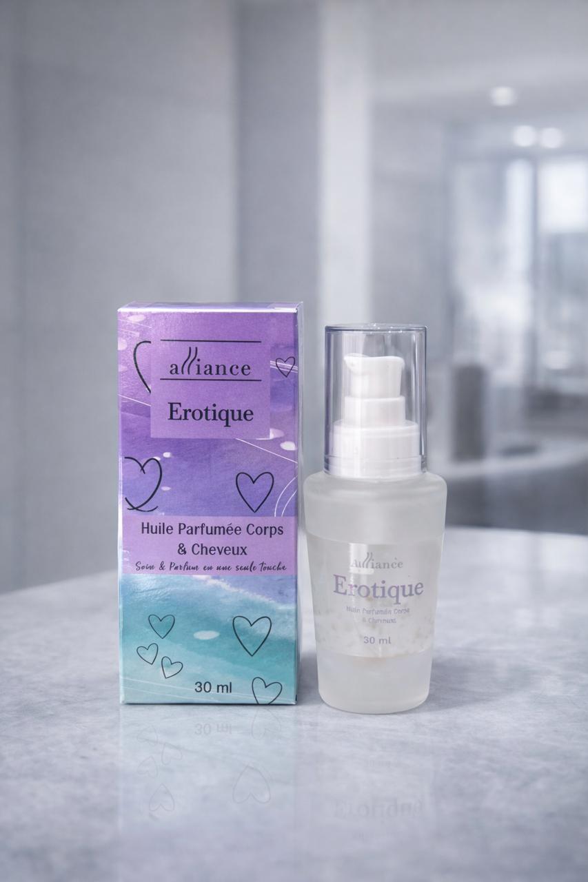 Erotique – Huile Parfumée Corps & Cheveux